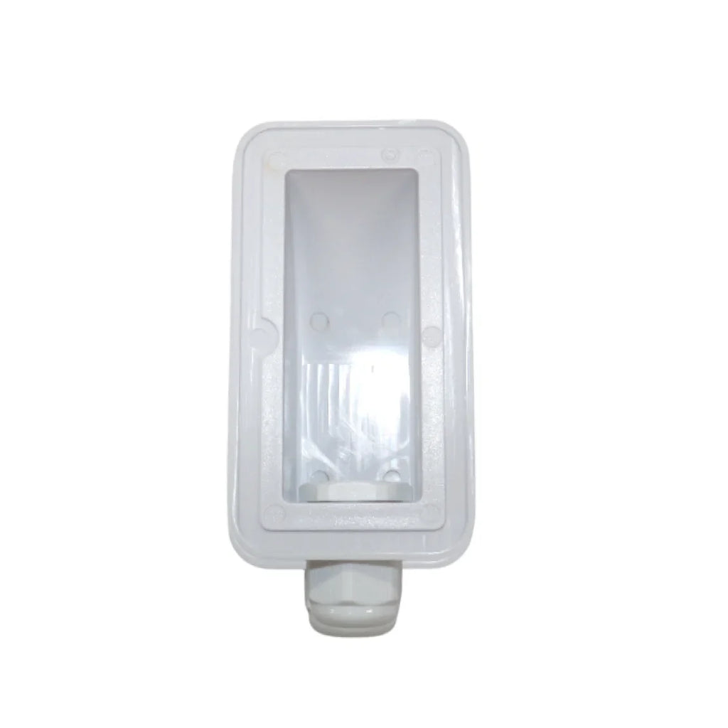 Exotronic 1 Gland White Cable Entry Cover (Lightweight ABS)