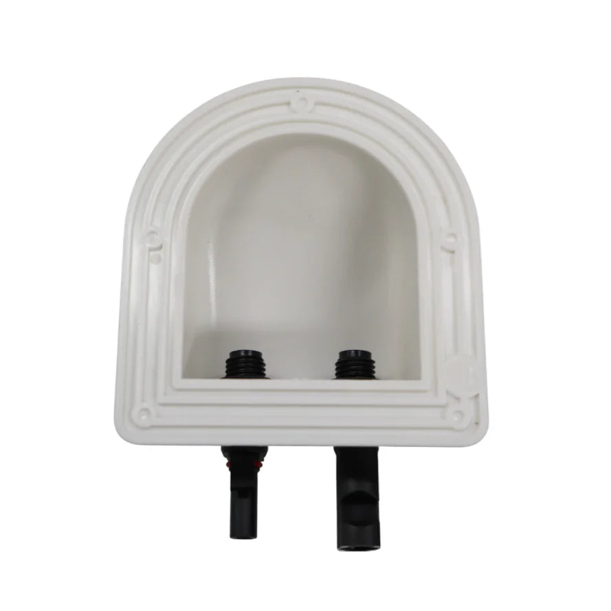 Exotronic White Solar Connector Cable Entry Cover