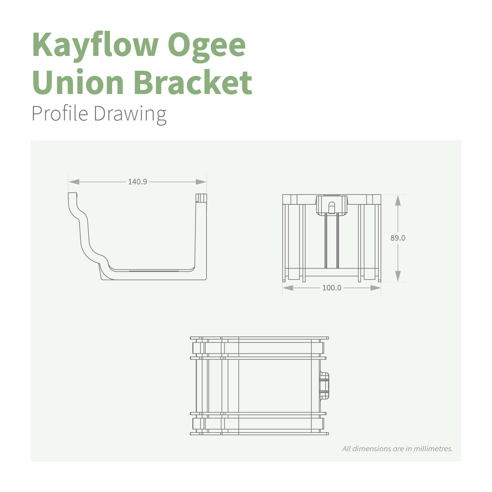 Kayflow Ogee 120mm Gutter Parts