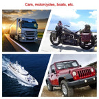 Exotronic 12/24V 6x LED Rocker, Voltmeter, Accessory/Cigarette, Dual USB Socket Marine Switch Panel