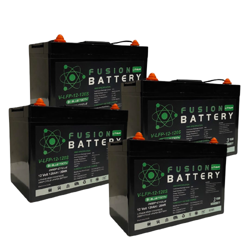 V-LFP-12-120S | 12v 120AH Fusion Lithium Battery | Deep Cycle