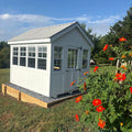 8x12 Greenhouse w/Metal Roof