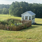 8x12 Greenhouse w/Metal Roof