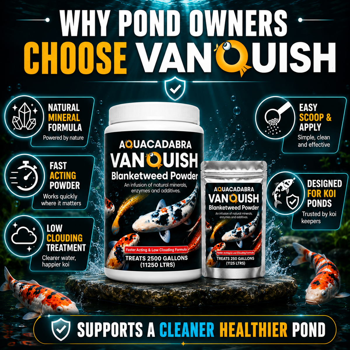 Aquacadabra Vanquish Blanketweed Powder