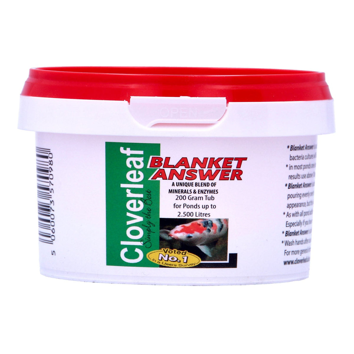 Cloverleaf Blanket Answer Pond Treatment