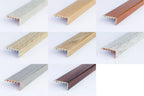 uPVC Stair Nosing 45 MM x 22 MM x 0.9 M Length Wood Effect