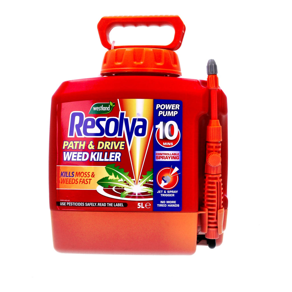 Westland Resolva Path & Drive Weedkiller 5L Power Pump Refill Garden Care