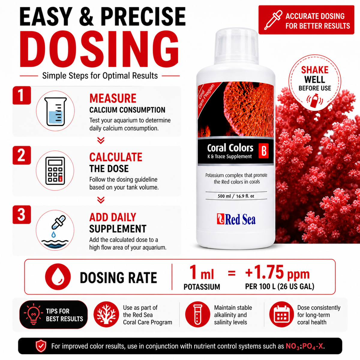 Red Sea Reef Colours B 500ml - R22053