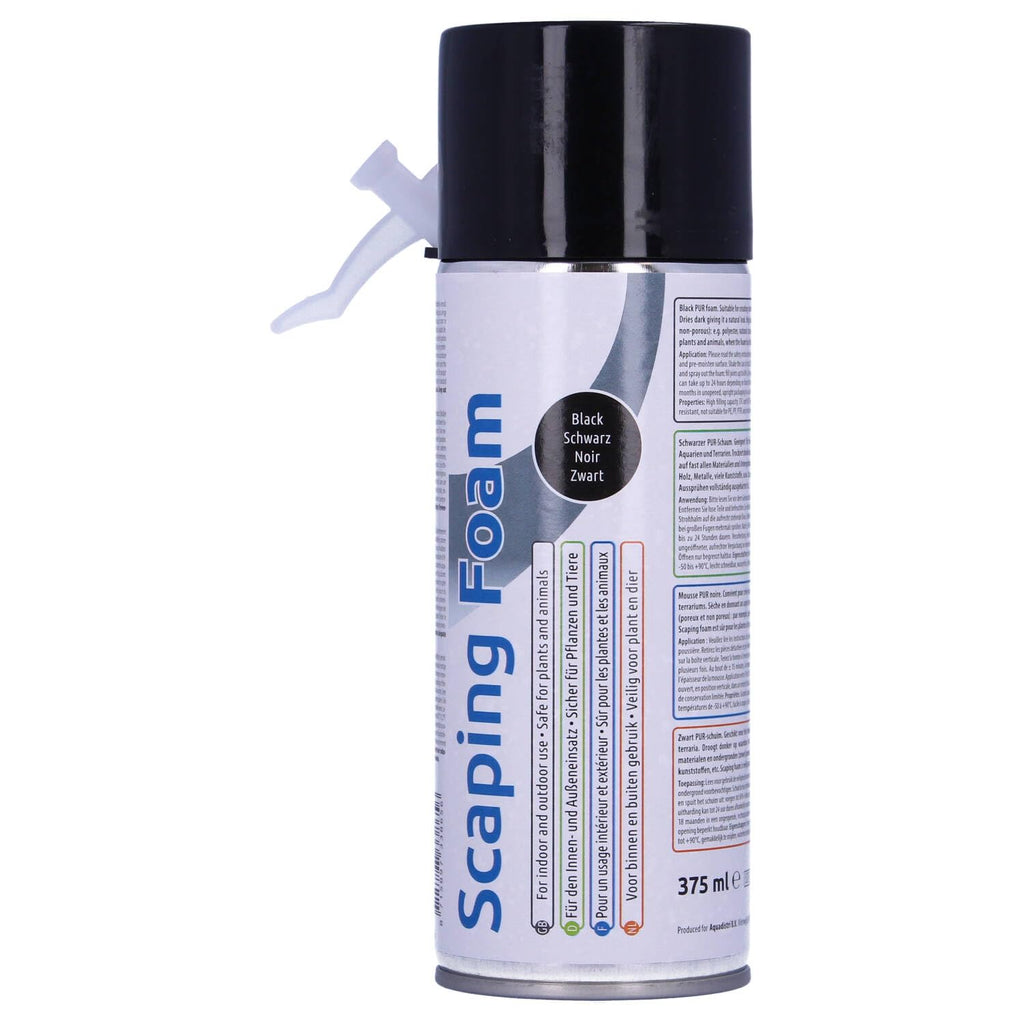 Black Scaping Foam 375ml - Safe & Durable Aquatic Solution