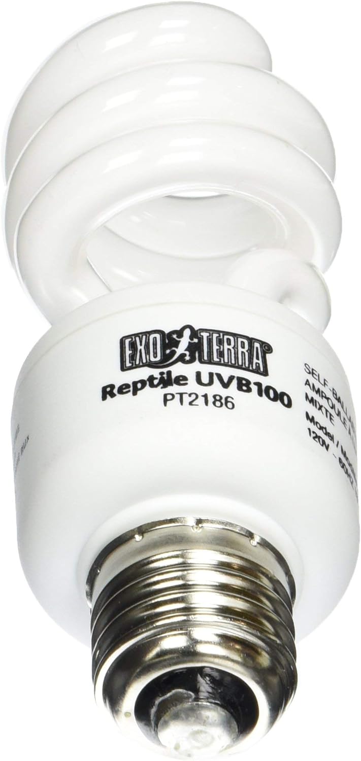 Exo Terra Reptile White UVB 100 Terrarium Bulb