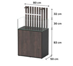 Aquatlantis Shallow Aquascape 80 Aquarium Set