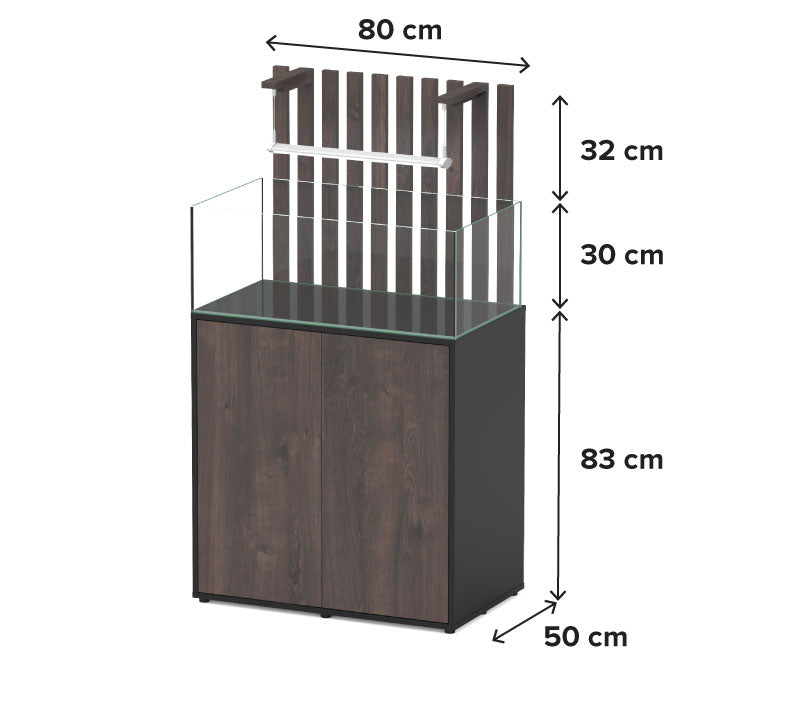 Aquatlantis Shallow Aquascape 80 Aquarium Set