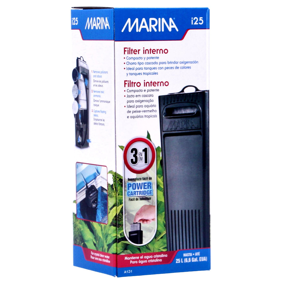 Marina i25 Internal Aquarium Filter - A131 (Up to 20L)