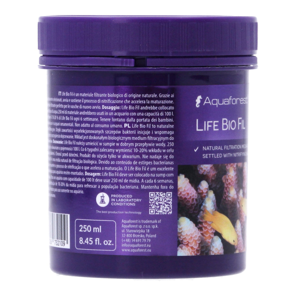 Aquaforest Bio Fil 250ml - Marine Tank Nitrification Booster