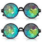 Kaleidoscope Glasses Festival Rave Rainbow Lens | 2 Pack