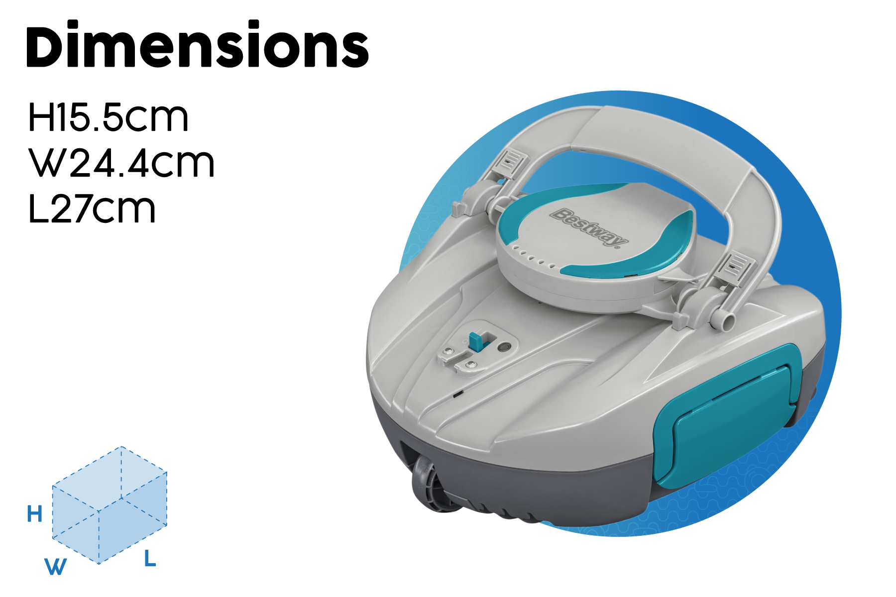 Aquatronix G100 Robotic Automatic Swimming Pool Vacuum Cleaner