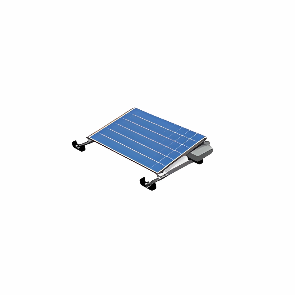 Flat Roof Mounting System for 1x Row and 1-8x Columns of Solar Panels in Landscape South Orientation