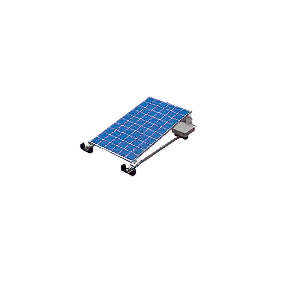 Flat Roof Mounting System for 1x Row and 1x - 10x Columns of Solar Panels in Portrait South Orientation
