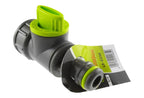 Tap Adapter with Valve ¾” BSPF – Snap-On Connector, Lime
