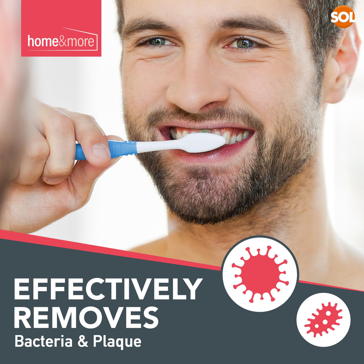Toothbrushes | Soft Bristle Manual Dental Care Pack | 8 Pack
