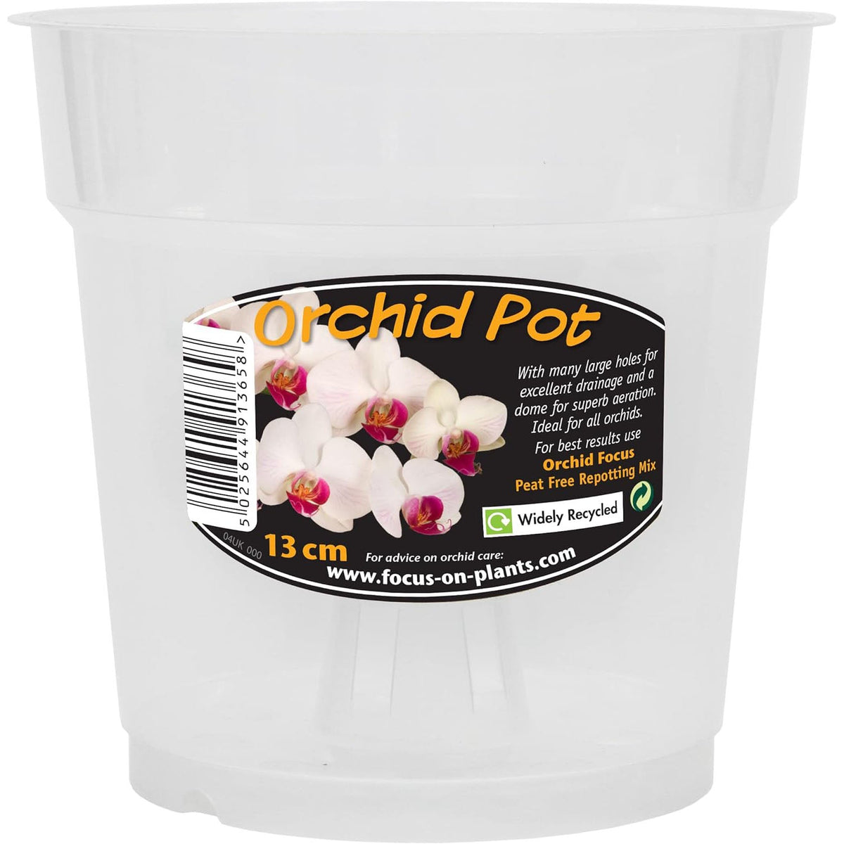 Growth Technology Clear Orchid Pot
