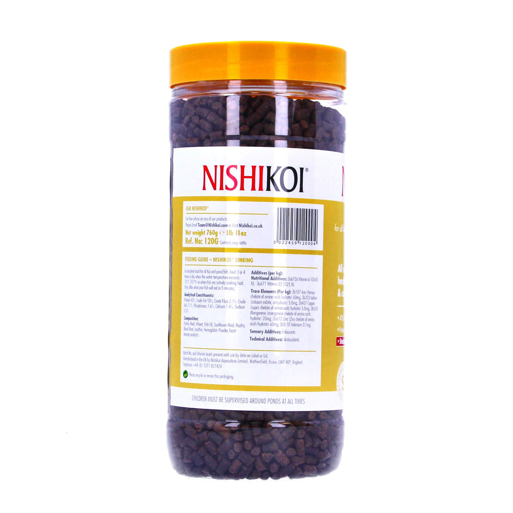 Nishikoi Protein Sinking Pellets for Pond Fish