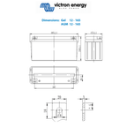 Victron 12V 165Ah Gel Deep Cycle Battery