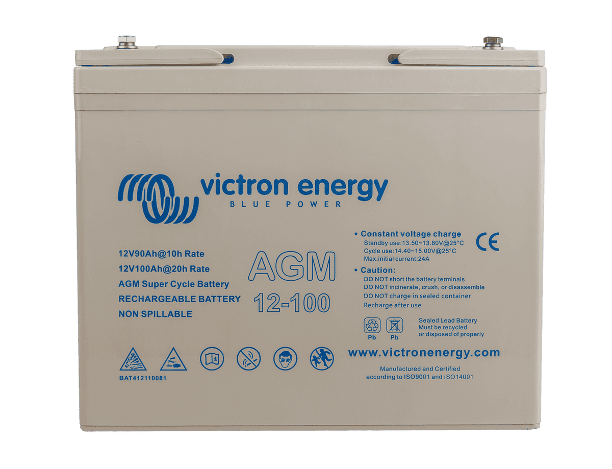 Victron 12V 100Ah AGM Super Cycle M6 Deep Cycle Battery
