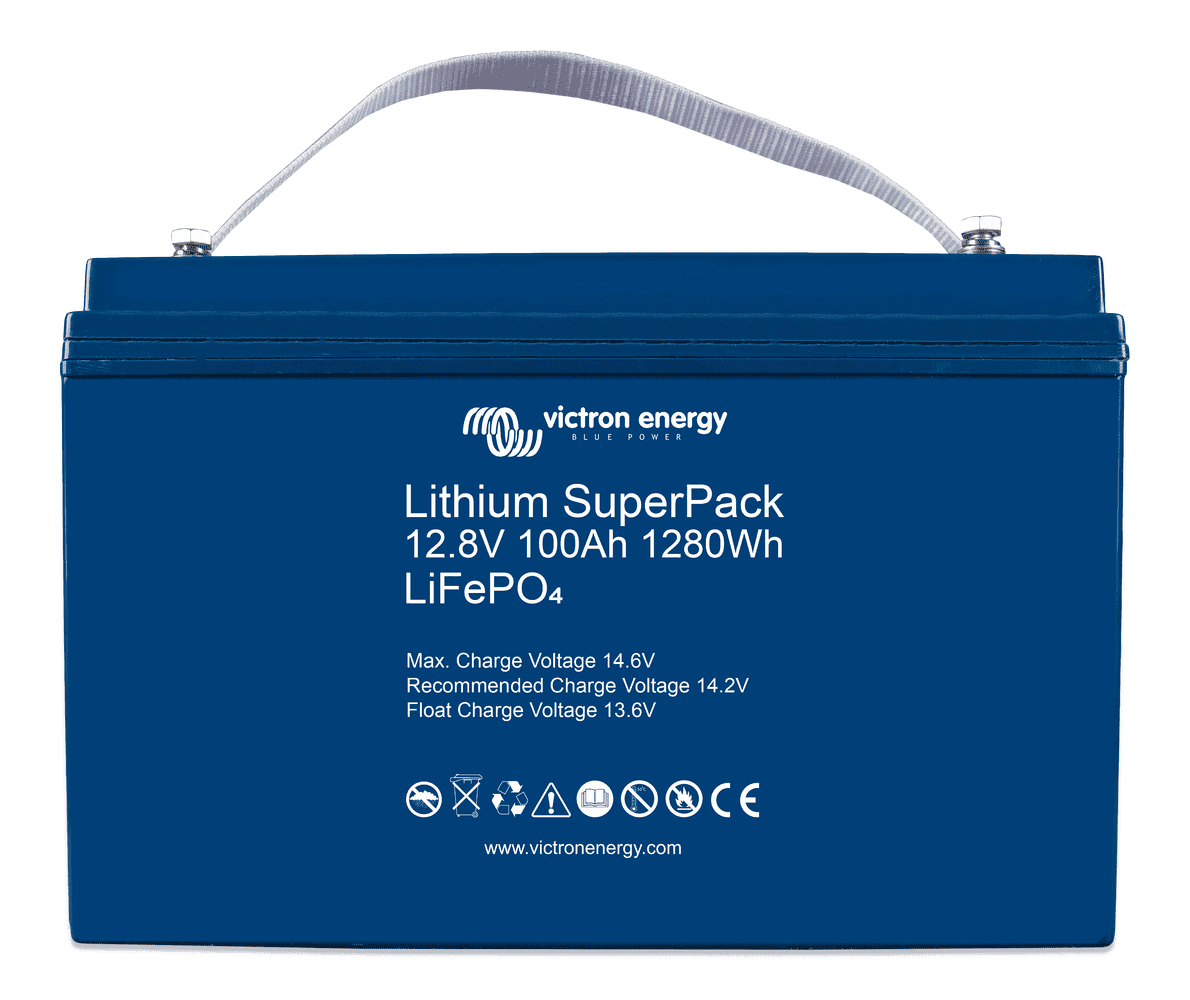 Victron 12V 100Ah SuperPack High Current Lithium Battery