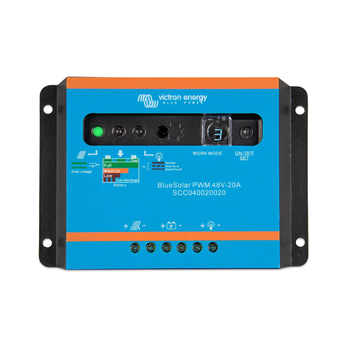 Victron 48V 20A BlueSolar PWM-Light Solar Charge Controller