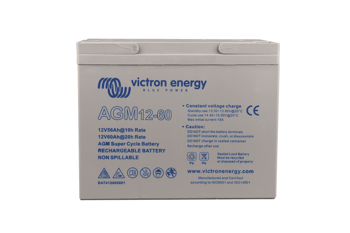 Victron 12V 60Ah AGM Super Cycle Deep Cycle Battery