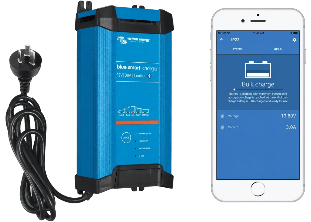 Victron 12V 30A Blue Smart IP22 12/30 AU/NZ Battery Charger