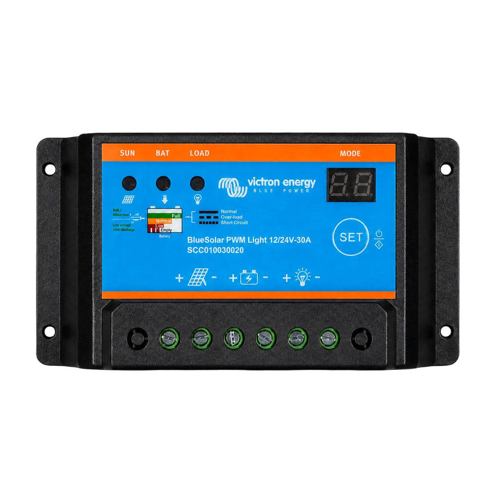 Victron 12/24V 30A BlueSolar PWM-Light Solar Charge Controller