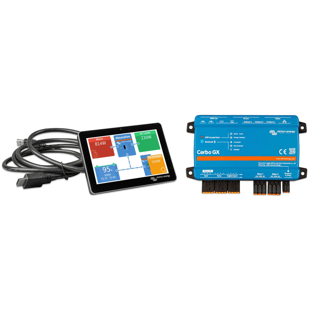 Victron Cerbo GX MK2 & GX Touch 70 Display Combo