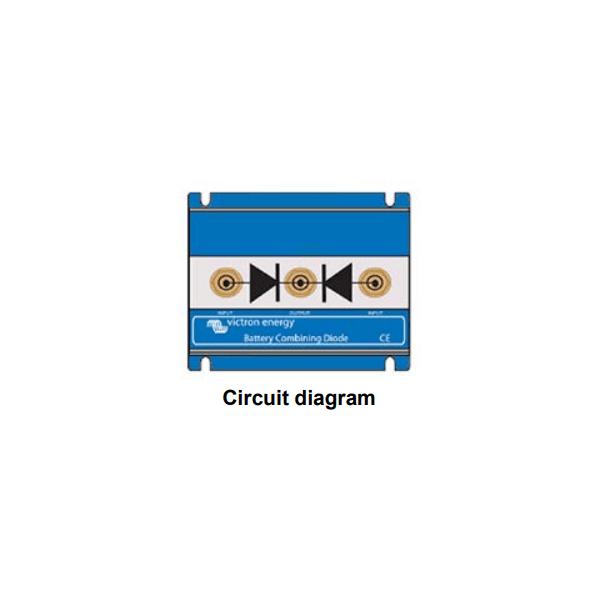 Victron Battery Diode 80A Combiner | 2 Batteries