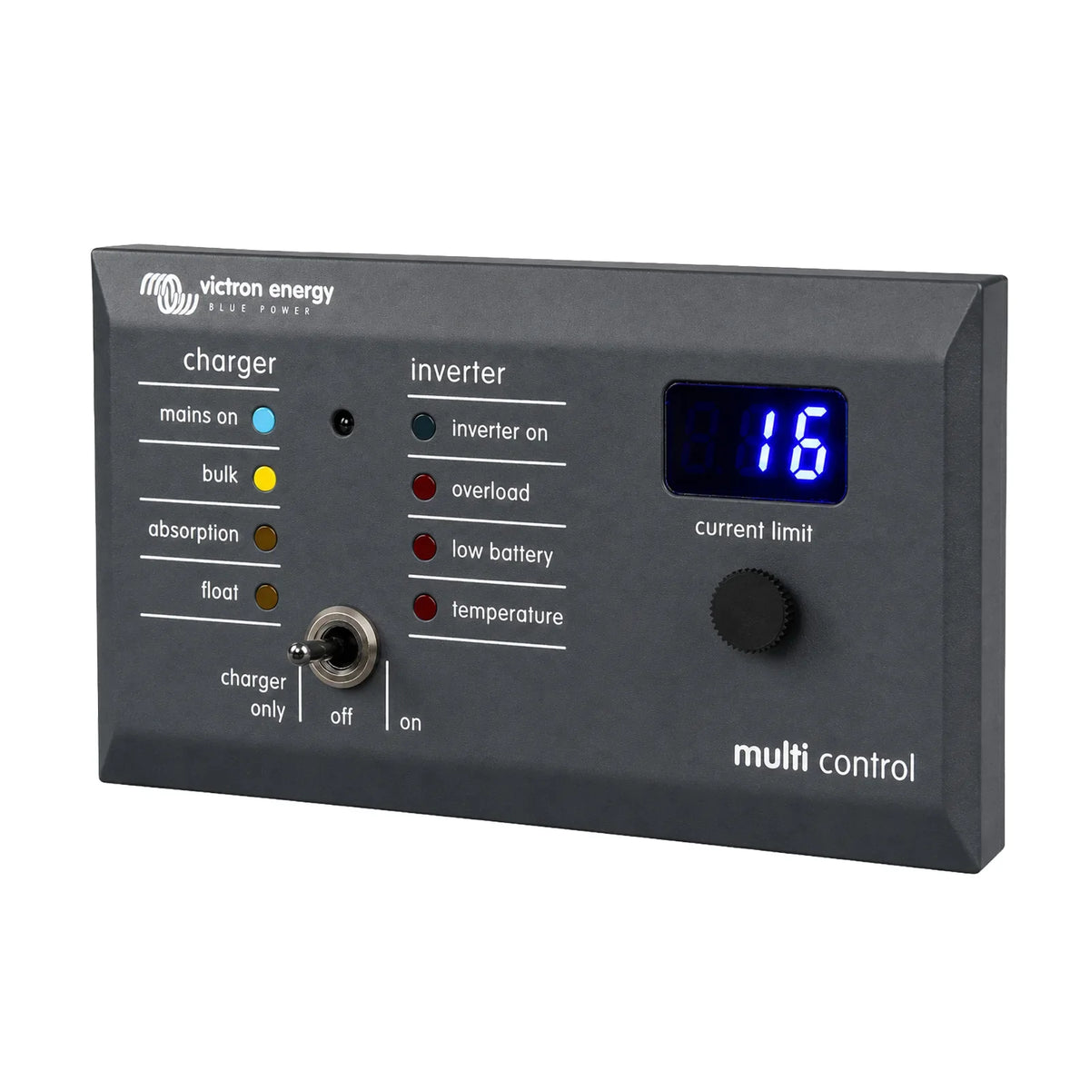 Victron Digital Multi Control 200/200A (Right Angle RJ45) GX / MultiPlus Remote Panel