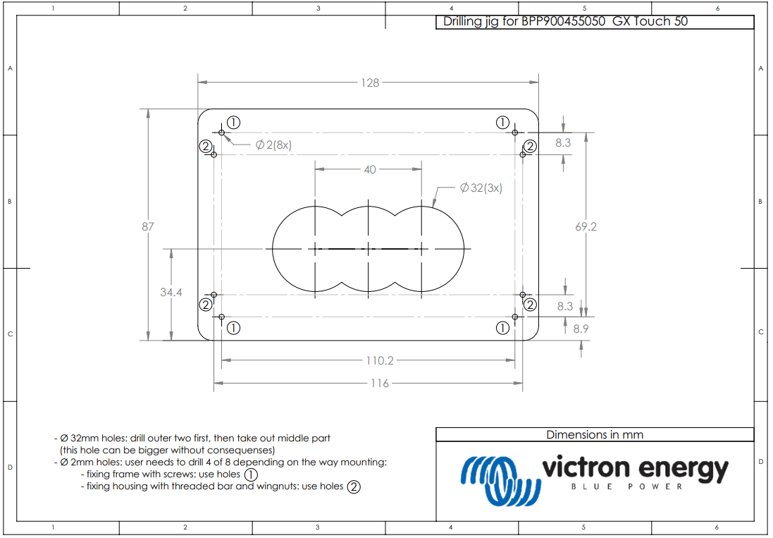 Victron Cerbo GX MK2 & GX Touch 50 System Bundle w/ 5m Extension & Temp Sensors