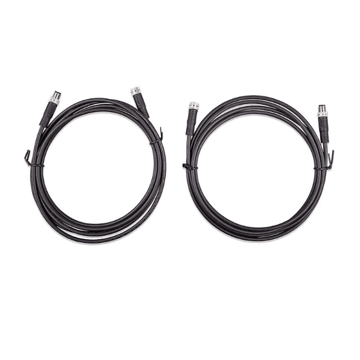 Victron 5m M8 Circular Connector Cable Pair for Victron LiFePO4 Batteries