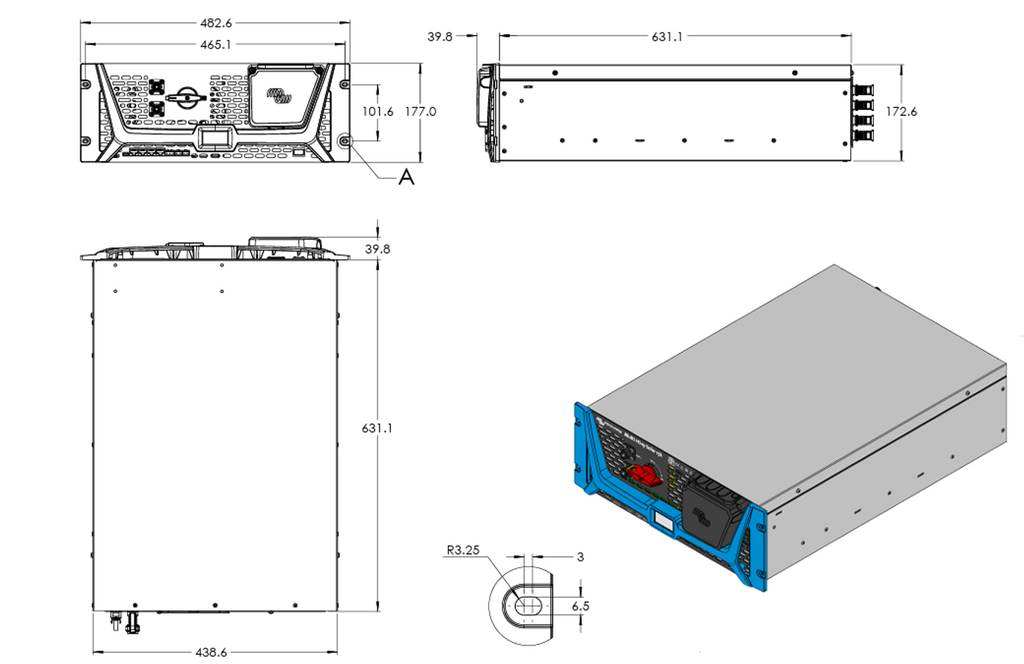 Victron 650-1000V 15kW Multi HS19 1000/15000 Solar Inverter Charger