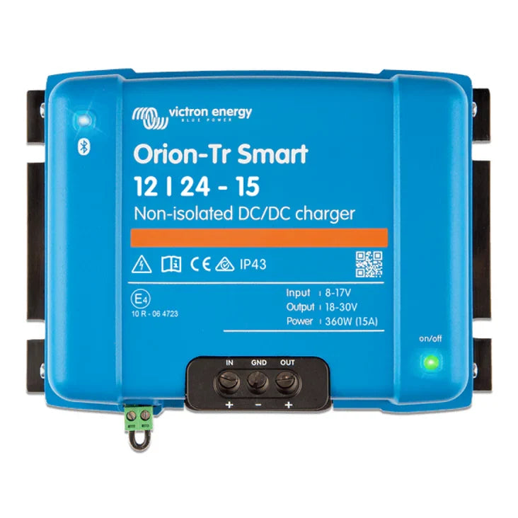 Victron 12V to 24V Orion-Tr Smart 12/24-15A Non-isolated DC-DC Charger
