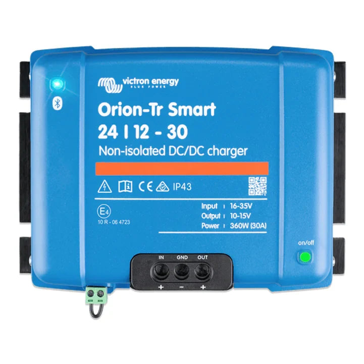 Victron 24V to 12V Orion-Tr Smart 24/12-30A Non-isolated DC-DC Charger