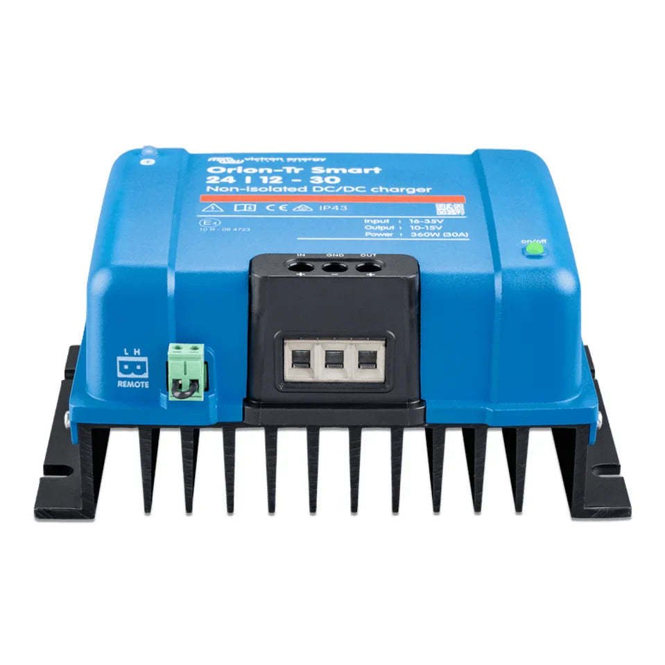Victron 24V to 12V Orion-Tr Smart 24/12-30A Non-isolated DC-DC Charger