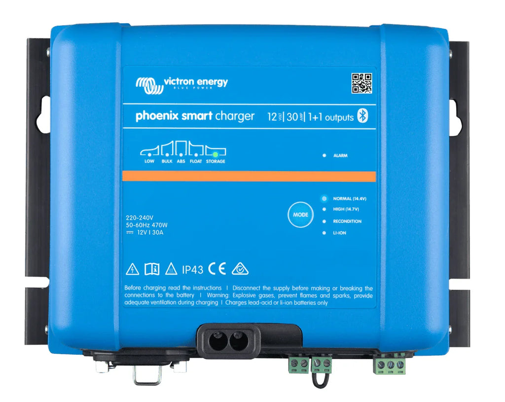 Victron 12V 30A Phoenix Smart IP43 12/30(1+1) Battery Charger