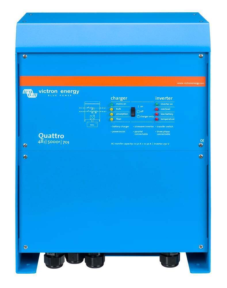Victron 48V 5000VA Quattro 48/5000/70-100/100+50A Aux. Inverter/Charger
