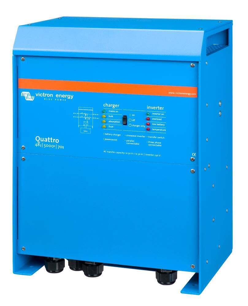 Victron 48V 5000VA Quattro 48/5000/70-100/100+50A Aux. Inverter/Charger