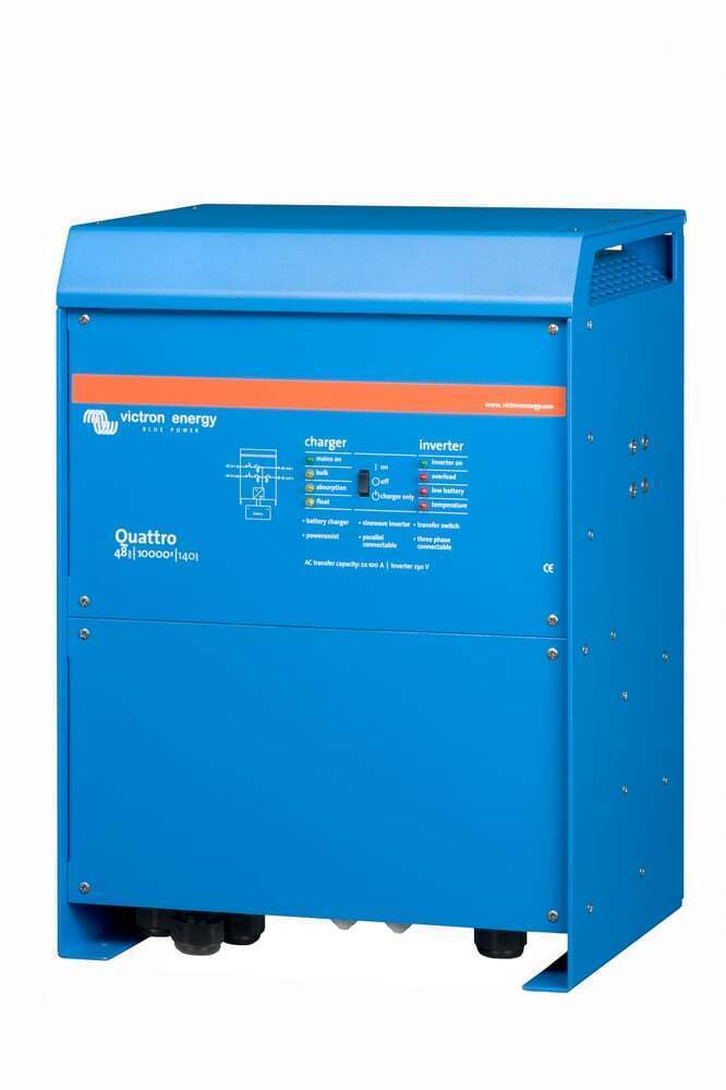 Victron 48V 10000VA Quattro 48/10000/140-100/100+50A Aux Inverter/Charger
