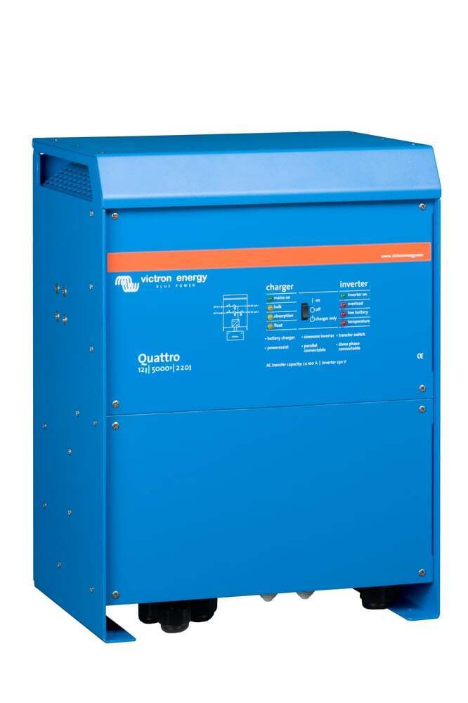 Victron 12V 5000VA Quattro 12/5000/220-100/100 Inverter/Charger