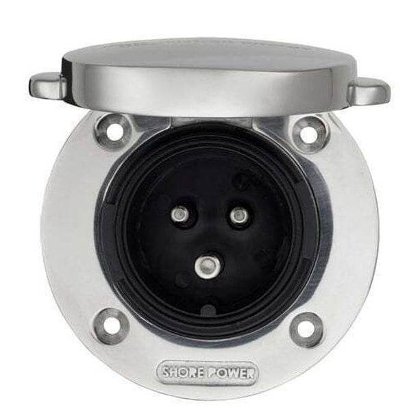 Victron 16A/250Vac CEE Stainless Steel Shore Power Inlet with Cover