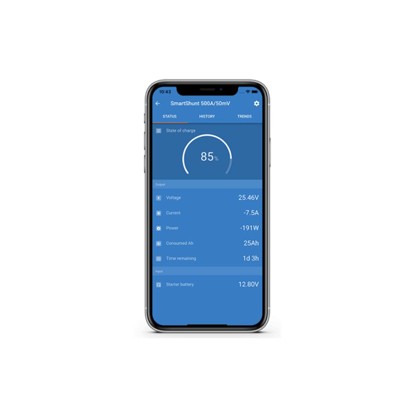 Victron 500A Smart Shunt (SmartShunt) Bluetooth Battery Monitor