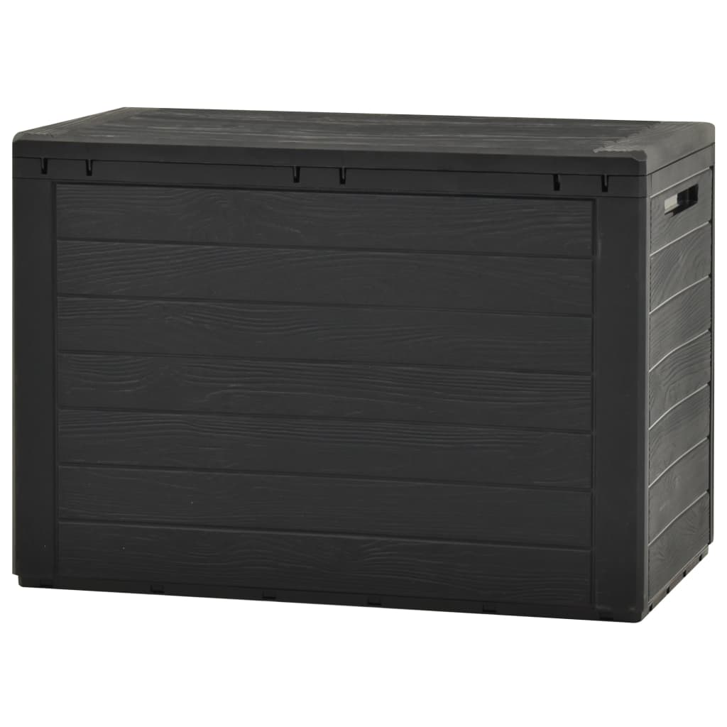 vidaXL Patio Storage Box Anthracite 38.7"x17.3"x21.7"